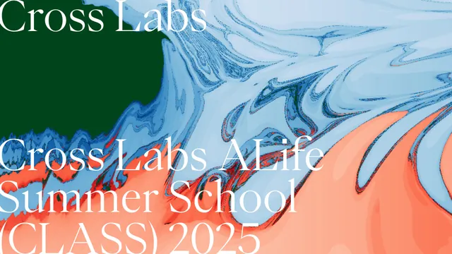 Cross Labs ALife Summer School 2025 banner